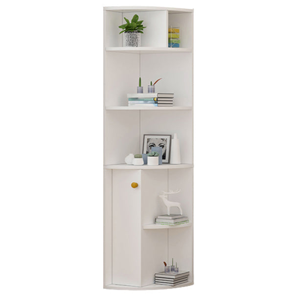 Corner Shelf Bookcase White Bookshelf with Doors for Home Office https: res.litfad.com site img item 2022 07 08 5232772 1200x1200.jpg Drawer Not Included Clearhalo 'Bookcases' 'furn' 'furn_bookcases' 'Furniture' 'Office Furniture' 5232772