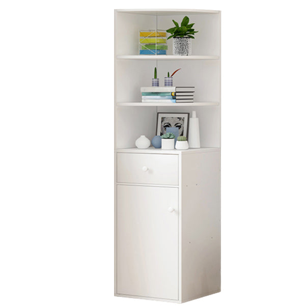 Corner Shelf Bookcase White Bookshelf with Doors for Home Office https: res.litfad.com site img item 2022 07 15 5232775 1200x1200.jpg 1 Clearhalo 'Bookcases' 'furn' 'furn_bookcases' 'Furniture' 'Office Furniture' 5232775