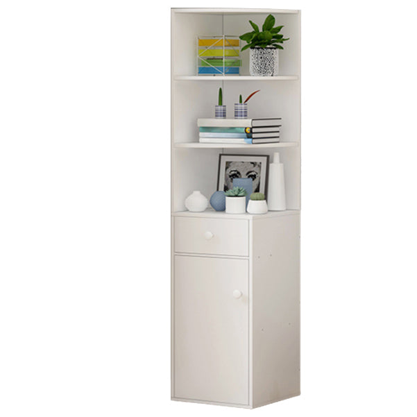 Corner Shelf Bookcase White Bookshelf with Doors for Home Office https: res.litfad.com site img item 2022 07 29 5232777 1200x1200.jpg 1 Clearhalo 'Bookcases' 'furn' 'furn_bookcases' 'Furniture' 'Office Furniture' 5232777