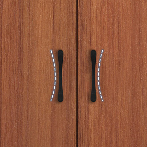 Estantería moderna con puertas estantería de estante geométrico para oficina