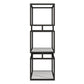11.81 "W Bibshelf Contemporary Style Open Back Biblic pour Home Office