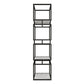 11.81 "W Bibshelf Contemporary Style Open Back Biblic pour Home Office
