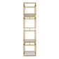 11.81 "W Bibshelf Contemporary Style Open Back Biblic pour Home Office
