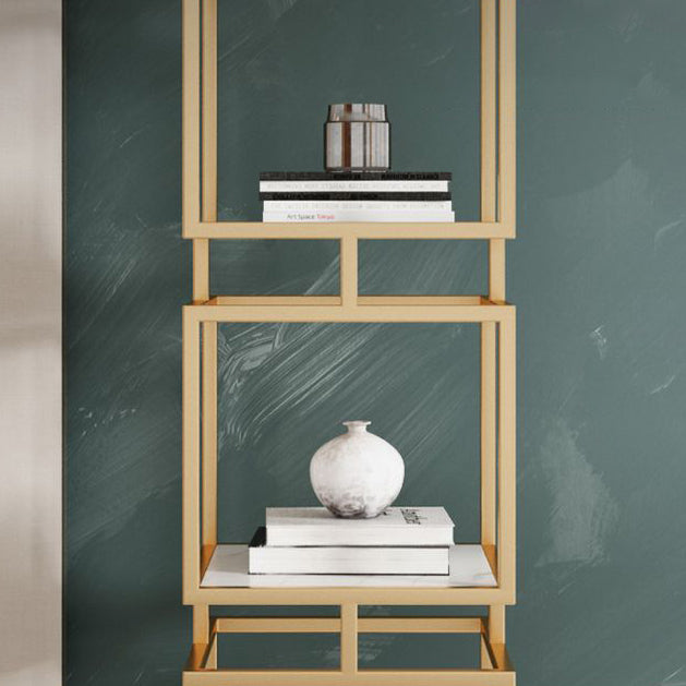 11.81 "W Bibshelf Contemporary Style Open Back Biblic pour Home Office