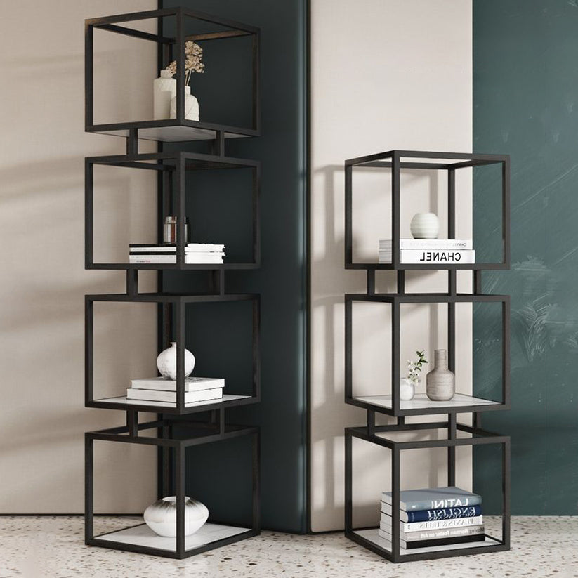 11.81 "W Bibshelf Contemporary Style Open Back Biblic pour Home Office
