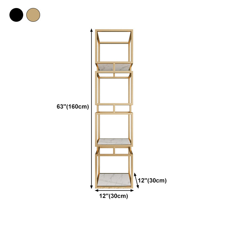 11.81 "W Bibshelf Contemporary Style Open Back Biblic pour Home Office