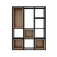 Industrial Style Bookcase Wall Mounted Bookshelf for Office and Study Room 35.4"L x 9.8"W x 47.2"H Clearhalo 'Bookcases' 'furn' 'furn_bookcases' 'Furniture' 'Office Furniture' 5232882
