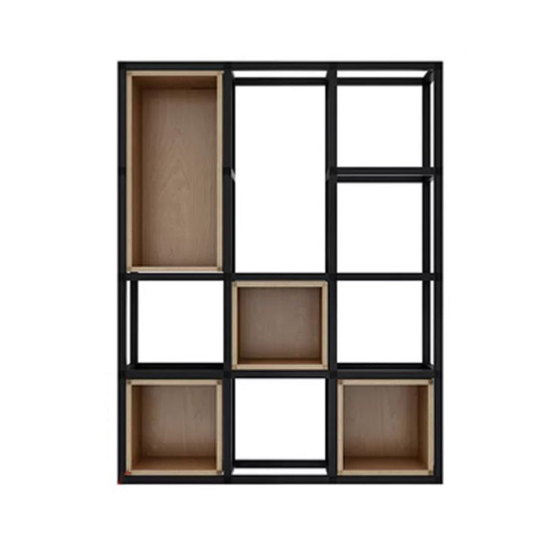 Industrial Style Bookcase Wall Mounted Bookshelf for Office and Study Room 35.4"L x 9.8"W x 47.2"H Clearhalo 'Bookcases' 'furn' 'furn_bookcases' 'Furniture' 'Office Furniture' 5232882