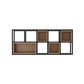 Industrial Style Bookcase Wall Mounted Bookshelf for Office and Study Room 59.1"L x 9.8"W x 23.6"H Clearhalo 'Bookcases' 'furn' 'furn_bookcases' 'Furniture' 'Office Furniture' 5232884