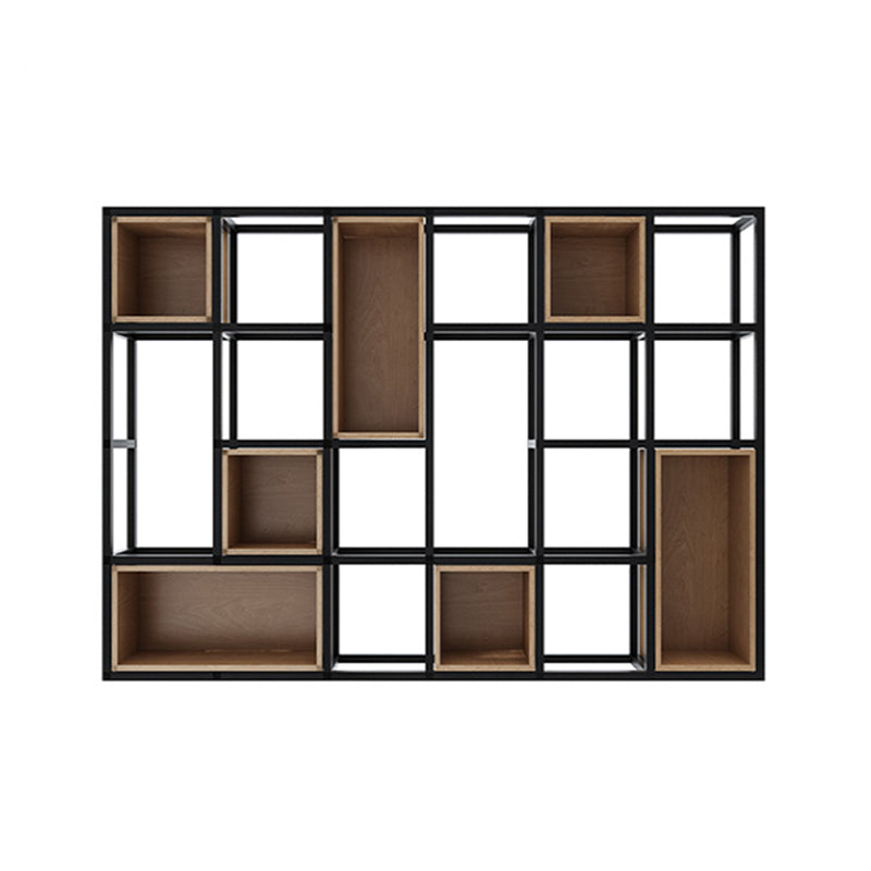 Industrial Style Bookcase Wall Mounted Bookshelf for Office and Study Room 70.9"L x 9.8"W x 47.2"H Clearhalo 'Bookcases' 'furn' 'furn_bookcases' 'Furniture' 'Office Furniture' 5232885