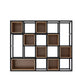 Industrial Style Bookcase Wall Mounted Bookshelf for Office and Study Room 59.1"L x 9.8"W x 47.2"H Clearhalo 'Bookcases' 'furn' 'furn_bookcases' 'Furniture' 'Office Furniture' 5232894