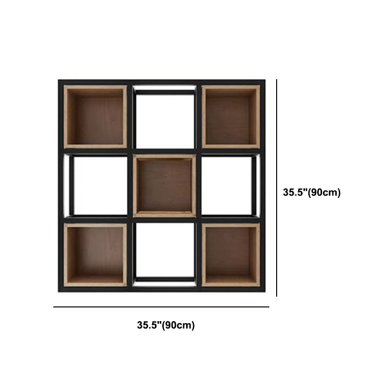 Industrial Style Bookcase Wall Mounted Bookshelf for Office and Study Room Clearhalo 'Bookcases' 'furn' 'furn_bookcases' 'Furniture' 'Office Furniture' 5232909
