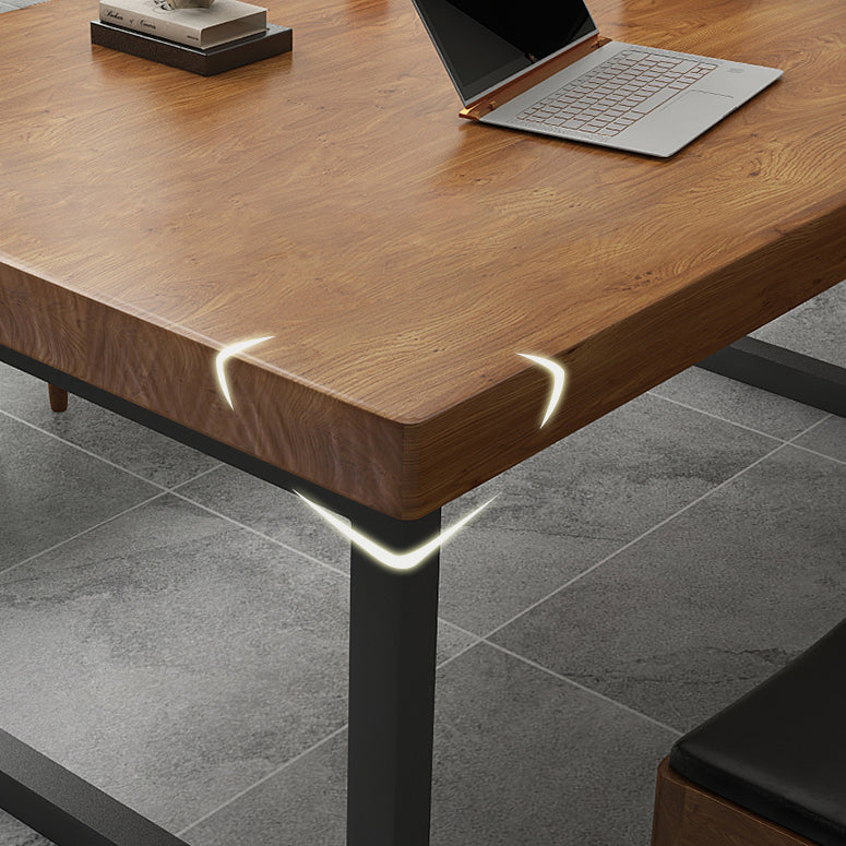 Escritorio de oficina de estilo de estilo contemporáneo escritorio base de metal para la oficina en casa