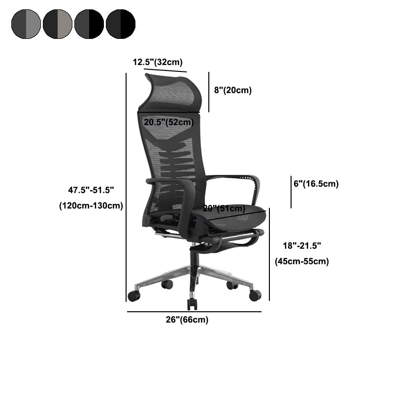 High Back Executive Bureau -voorzitter Moderne ergonomische zwenkstoel met arm