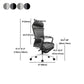High Back Executive Bureau -voorzitter Moderne ergonomische zwenkstoel met arm
