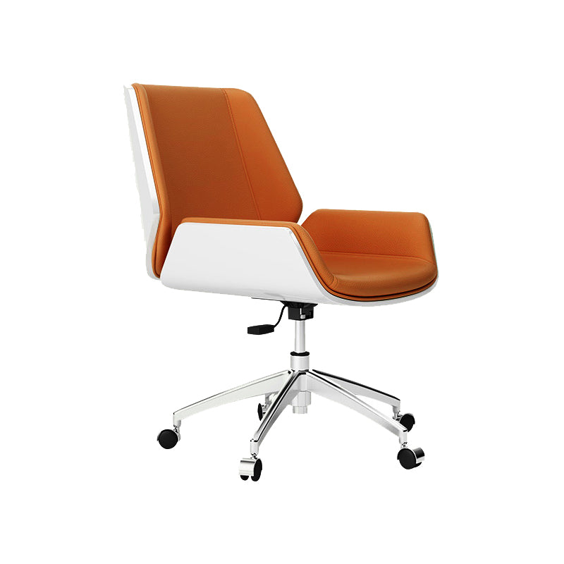 Mid Back Armless Werkstoel Moderne verstelbare stoelhoogte Home Bureau stoel