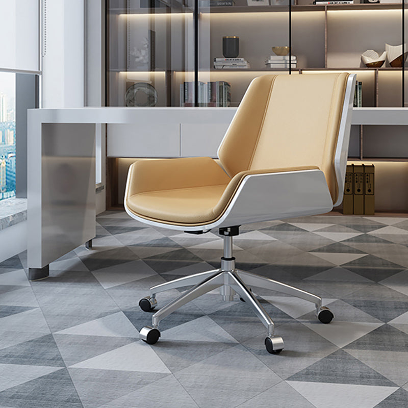 Mid Back Armless Werkstoel Moderne verstelbare stoelhoogte Home Bureau stoel