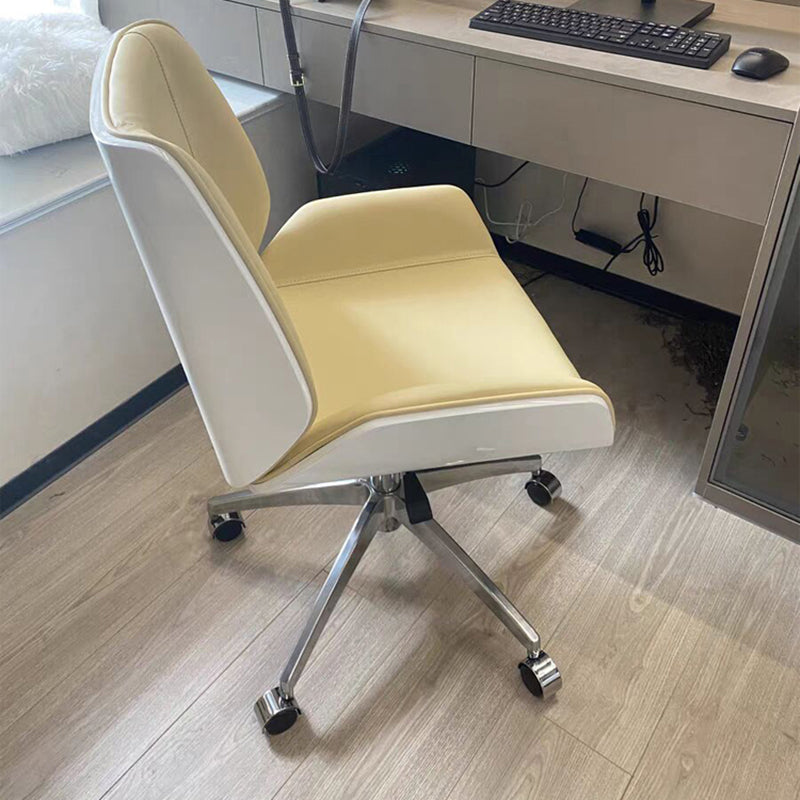 Mid Back Armless Werkstoel Moderne verstelbare stoelhoogte Home Bureau stoel