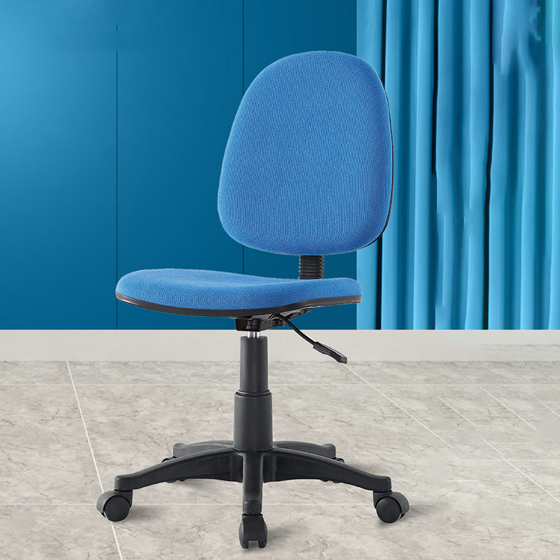 Adjustable Seat Height Office Chair Nylon Frame Swivel Chair with Caster Wheels Clearhalo 'furn' 'furn_office_chair' 'Furniture' 'Office Chairs' 'Office Furniture' 'office_chair' 5233217
