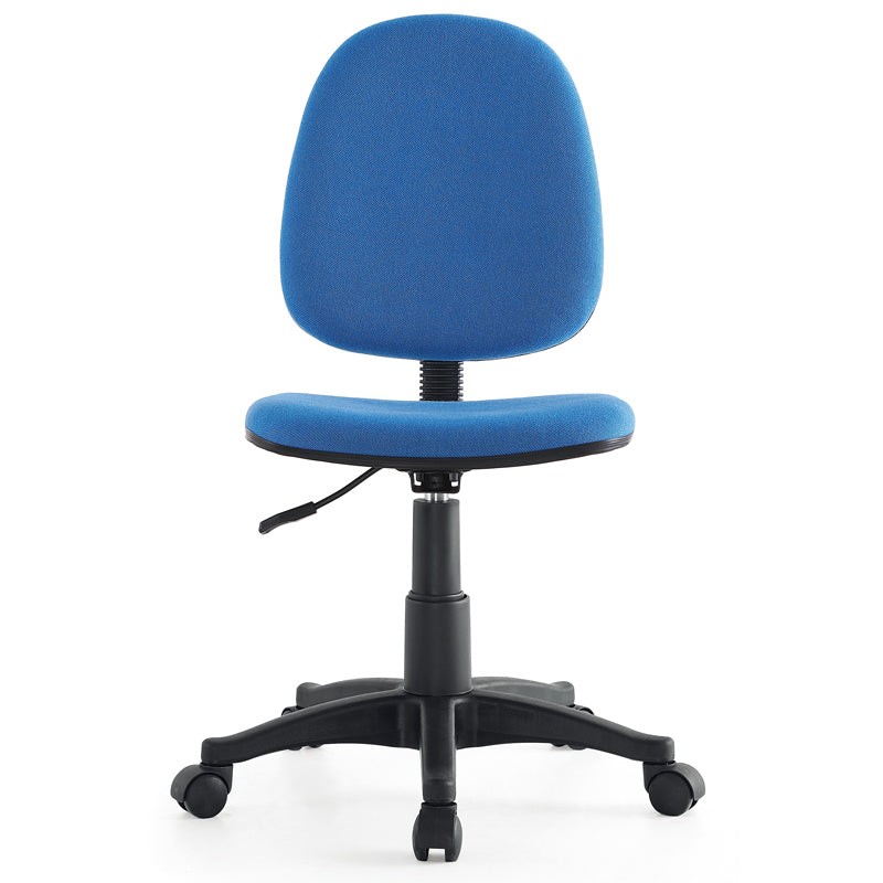 Adjustable Seat Height Office Chair Nylon Frame Swivel Chair with Caster Wheels Dark Blue Armless Clearhalo 'furn' 'furn_office_chair' 'Furniture' 'Office Chairs' 'Office Furniture' 'office_chair' 5233223