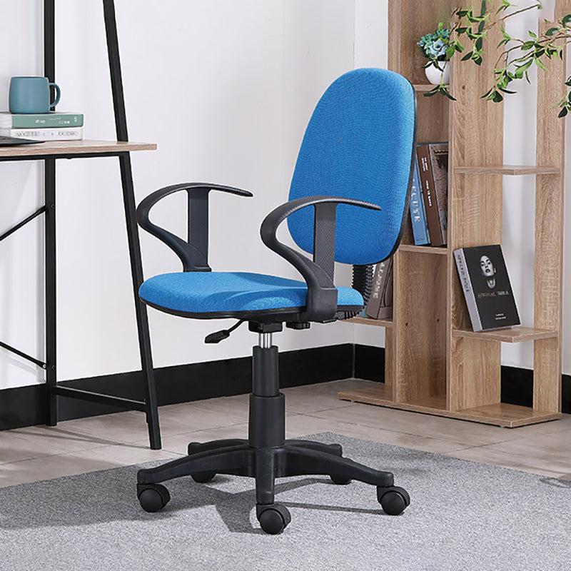 Adjustable Seat Height Office Chair Nylon Frame Swivel Chair with Caster Wheels Clearhalo 'furn' 'furn_office_chair' 'Furniture' 'Office Chairs' 'Office Furniture' 'office_chair' 5233224