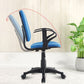 Adjustable Seat Height Office Chair Nylon Frame Swivel Chair with Caster Wheels Clearhalo 'furn' 'furn_office_chair' 'Furniture' 'Office Chairs' 'Office Furniture' 'office_chair' 5233227
