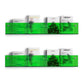 Scandinavian Horizontal Wall Unit Bookshelf Acrylic Bookcase for Home Green 2 Piece Set Clearhalo 'Bookcases' 'furn' 'furn_bookcases' 'Furniture' 'Office Furniture' 5234289