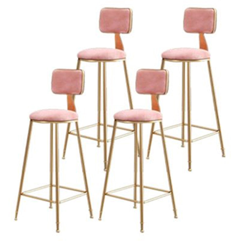 Sgabello da bar rotondo da bar rotondo in metallo nordico per bar da cucina