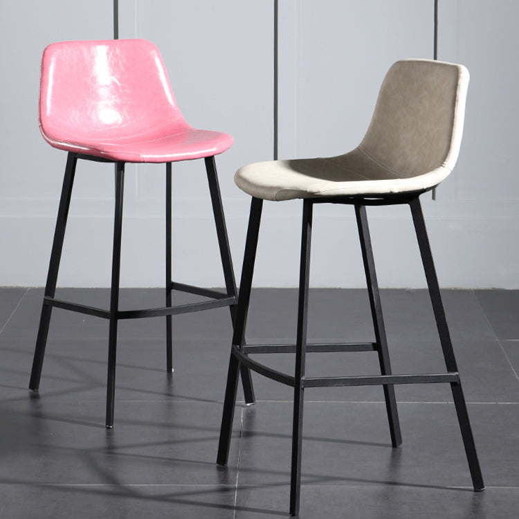 Sgabello da bar in metallo da bar in stile contemporaneo per cucina