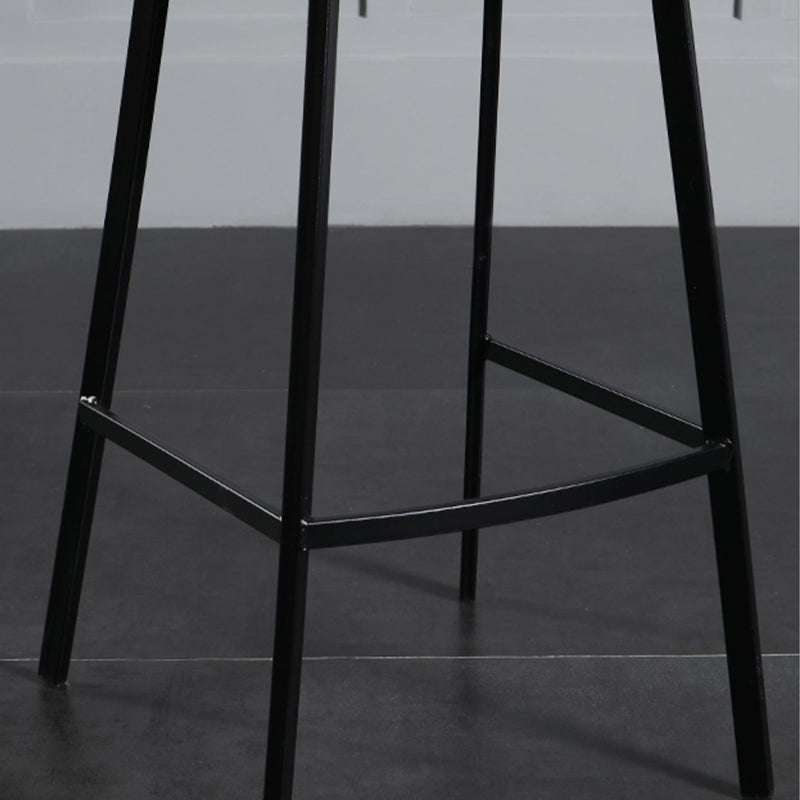 Sgabello da bar in metallo da bar in stile contemporaneo per cucina