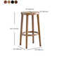 Contemporary Style Bar-stool Wooden Counter Bar Stool for Kitchen