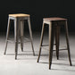 Industrial Style Bar-stool Metal Counter Bar Stool for Kitchen Clearhalo 'Bar Furniture' 'Bar Stools' 'bar_stools' 'furn' 'furn_bar_stools' 'Furniture' 'Kitchen & Dining Furniture' 5240635