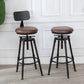 Contemporary Style Adjustable Bar-stool Round Counter Bar Stool for Kitchen