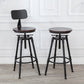 Contemporary Style Adjustable Bar-stool Round Counter Bar Stool for Kitchen