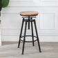 Contemporary Style Adjustable Bar-stool Round Counter Bar Stool for Kitchen