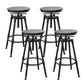Contemporary Style Adjustable Bar-stool Round Counter Bar Stool for Kitchen