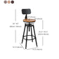 Contemporary Style Adjustable Bar-stool Round Counter Bar Stool for Kitchen