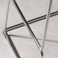 Contemporary Bar-stool Plastic Counter Bar Stool for Kitchen with Metal Legs