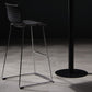 Contemporary Bar-stool Plastic Counter Bar Stool for Kitchen with Metal Legs