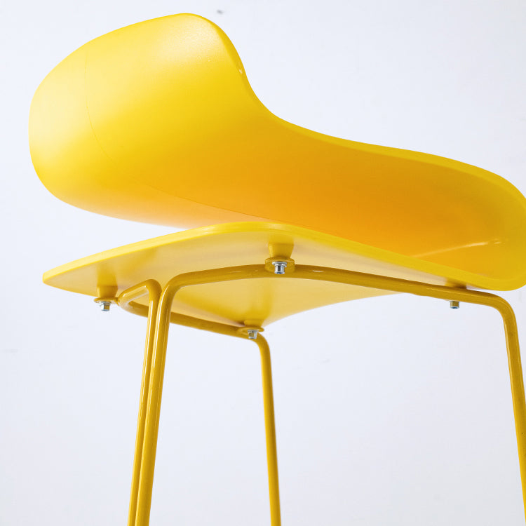 Eigentijdse stijl metalen bark-kraal plastic teller barkruk voor keuken