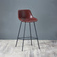 Contemporary Bar-stool PU Leather Counter Bar Stool for Kitchen with 4 Metal Legs Clearhalo 'Bar Furniture' 'Bar Stools' 'bar_stools' 'furn' 'furn_bar_stools' 'Furniture' 'Kitchen & Dining Furniture' 5240922