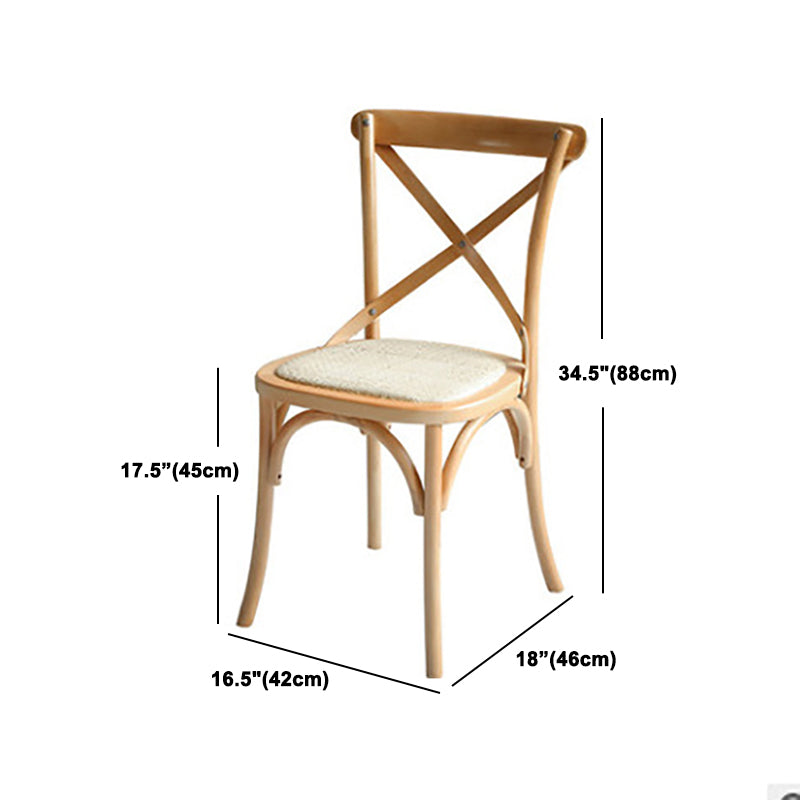 Modern Style Solid Wood Dining Set 1/2/3/4/5/6/7 Pieces Dining Set for Dining Areas