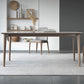 Designerstijl gesinterde stenen eettafelset rechthoekig 1/3/4/5/7-delige dinettetafelset