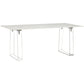 Modern Rectangle Acrylic Dining Table Set 1/2/5 Pieces Dining Set for Home Use