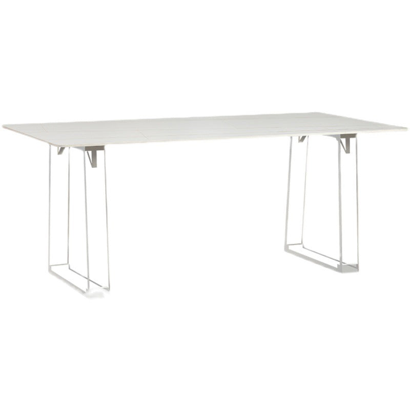 Modern Rectangle Acrylic Dining Table Set 1/2/5 Pieces Dining Set for Home Use Clearhalo 'Dining Room Sets' 'Dining Tables & Seating' 'dining_room_set' 'furn' 'furn_dining_room_set' 'Furniture' 'Kitchen & Dining Furniture' 5241192