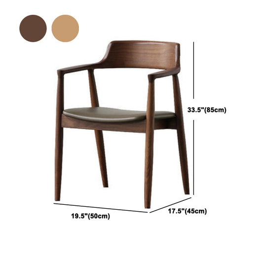 Modern Style Round Solid Wood Dining Set 1/2/4/5 Pieces Dining Set for Dining Areas Clearhalo 'Dining Room Sets' 'Dining Tables & Seating' 'dining_room_set' 'furn' 'furn_dining_room_set' 'Furniture' 'Kitchen & Dining Furniture' 5241224