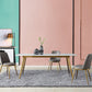 Designer Style Sintered Stone Top Dining Set Rectangle 1/4/5/7 Pieces Dinette Table Set