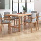 Rectangle Pine Wood Table for Restaurant Modern Dining Table with Trestle Base