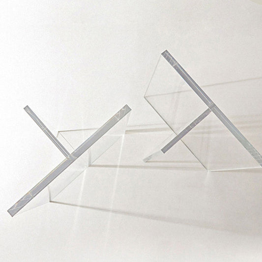 Mesa de mesa de comedor de estilo moderno con base acrílica para el hogar