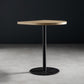 Coffee Shop Wood Dining Table Industrial Style Round Dining Table